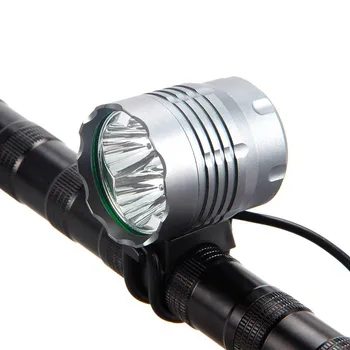 

8.4V 4T6 Waterproof Mountain Bike Front Light 5000 Lumen 4x Cree XM-L T6 led Cycling Helmet Headlamp Flashlight for Bicycle