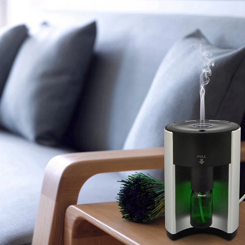 

Waterless Nebulizing Oil Aroma Diffuser Diffuseur Aluminium Alloy Essential Oil Diffusers Aromaterapia Household Home Work Yog
