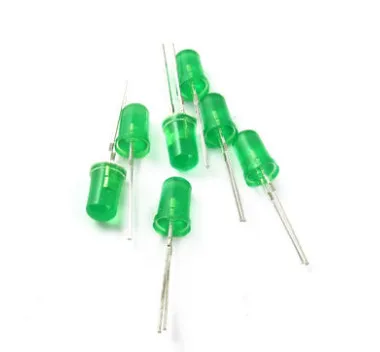 

1000PCS/Lot 5MM Green LED Diode Round Diffused Green Color Light Lamp F5 DIP