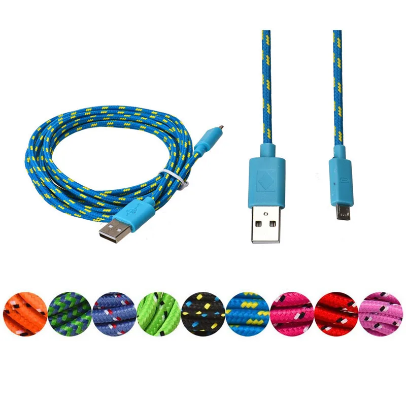 Кабель зарядного устройства 3 м/10 футов Micro USB кабель синхронизации данных