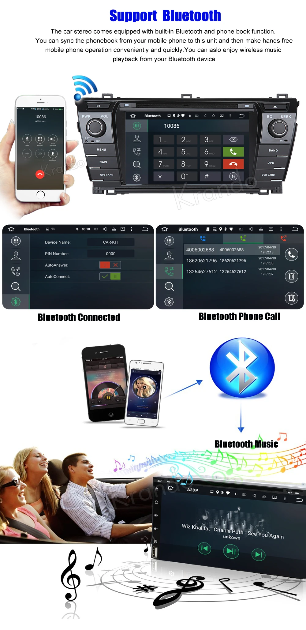 Excellent Krando 7" Android 8.0 car navigation multimedia system for toyota corolla 2014+ audio radio gps dvd player WIFI 3G DAB+ 3 Excellent Krando 7" Android 8.0 car navigation multimedia system for toyota corolla 2014+ audio radio gps dvd player WIFI 3G DAB+ 3