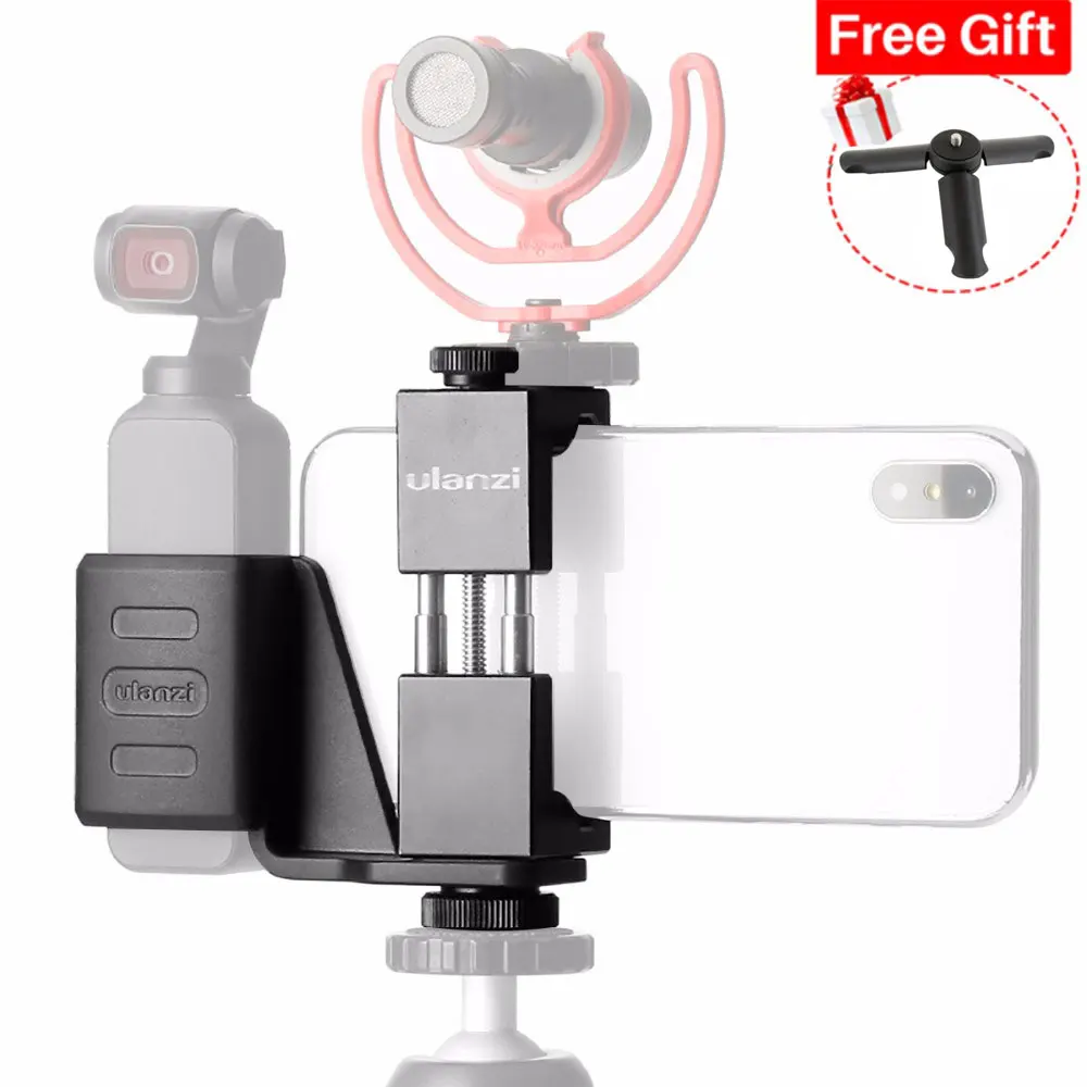 

Ulanzi Mount for DJI OSMO Pocket Accessories Handheld Camera mobile Phone Holder Bracket Fixed Stand for OSMO Pocket Gimbal