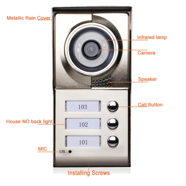 MAOTEWANG Проводная видеодомофон системы s 3 квартиры 10 дюймов Wi Fi видео телефон двери IR-CUT HD 720 P дверные звонки камера