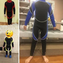Неопреновый гидрокостюм для подводной охоты, гидрокостюм для серфинга, снаряжение для дайвинга, костюм для рыбалки для детей