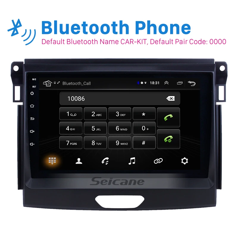 Seicane 2 Din Android 8,1 " Автомобильный Радио Bluetooth Автомобильный мультимедийный плеер для Ford Ranger с USB wifi Bluetooth Музыка AUX