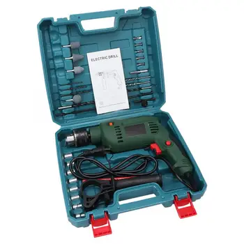 

220V High-duty Nylon Multi-function Household Electric Power Drill Kit Maintenance Tool CN Plug