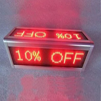 

Double Side Display Desk Triangle LED Programmable Message Scrolling Display Board,LED Message Sign Scroll Moving Displays