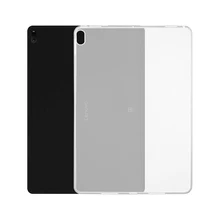 Мягкий прозрачный чехол из ТПУ для lenovo Tab E10, чехол, силиконовая задняя крышка, 10," E 10 TB-X104F, TB-X104L, прозрачный чехол для планшета