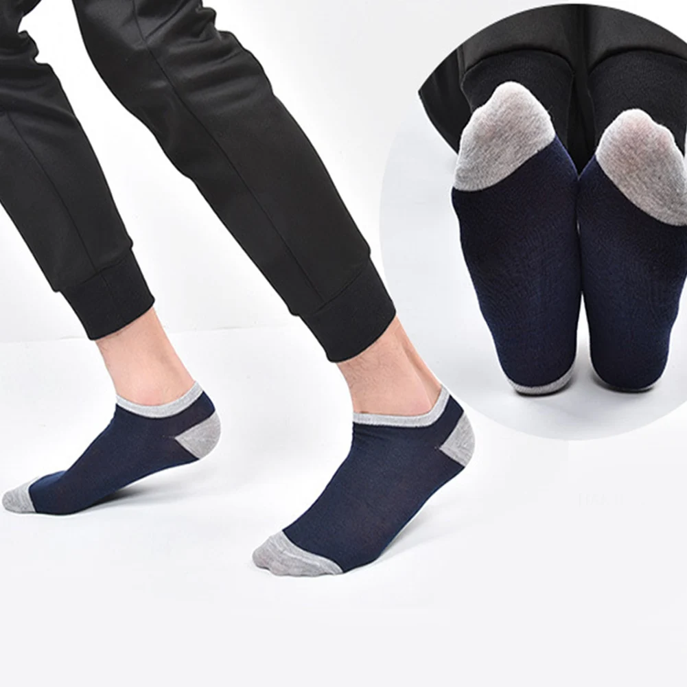 spring summer men cotton blend ankle socks for men's business casual