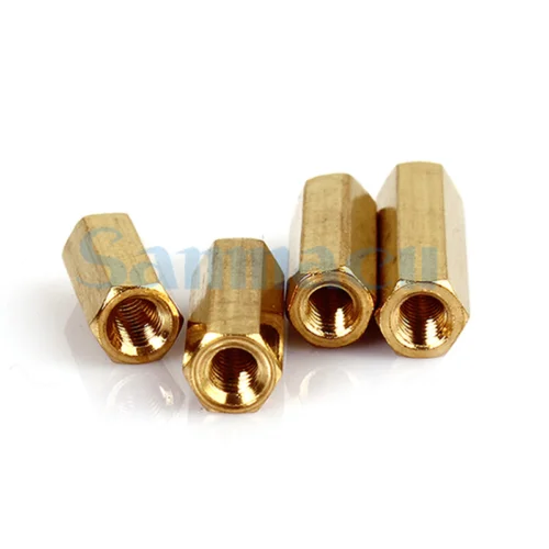 Латунные стойки для печатной платы с шестигранным винтом 10 шт.|screw brass|hex screwhexagonal