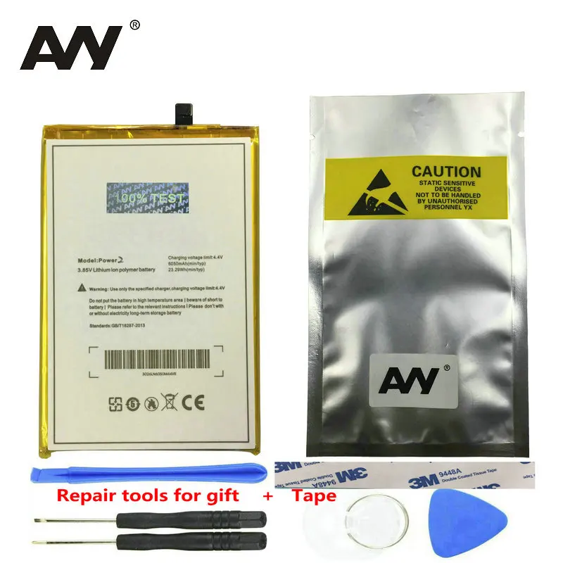 

Battery for Ulefone Power 2 5.5inch mobile phone 6050mAh Rechargeable Li-on Batteries Batteria 100% Tested repair tools