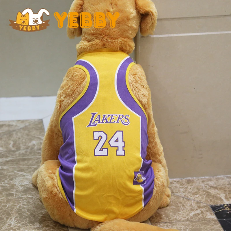 Sredni Duzego Psa Bezrekawnik Koszykarski Ubrania Nba Lakers Byki Cavaliers Celtics Koszula Maskotka Dla Psa Sport Kostium Kamizelki Dla Psow Aliexpress