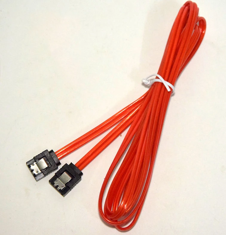 

HDD SSD Hard Disk Drive 7pin SATA 3.0 Serial ATA Extension DATA Long Cable Copper Wire SATA Cable 2 meter