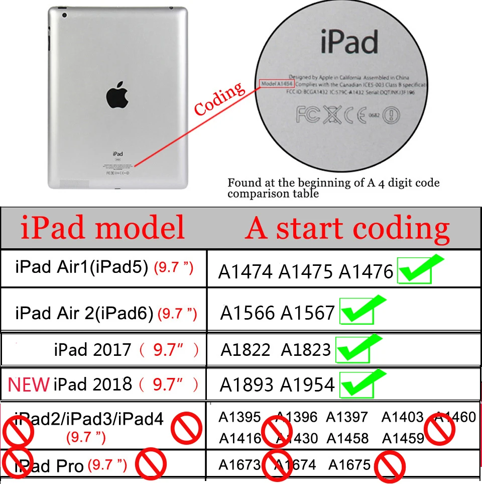 Чехол для iPad Air 2 Air 1, новинка, iPad,, 9,7 дюймов, простая искусственная кожа, умный чехол, чехол-книжка, чехол с автоматическим пробуждением