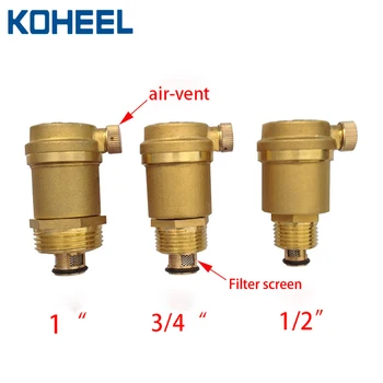 

Brass forging automatic exhaust valve 1/2" 3/4" 1"Air Vent Valve for Solar Water Heater Pressure Relief Value exhaust valve