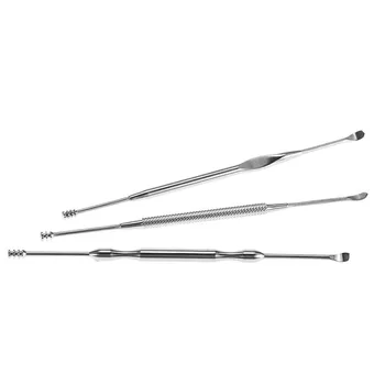 

3 Pcs/Set Ear Wax Cleaner Remover Earpick Pick Tool Curette Picker TK-ing
