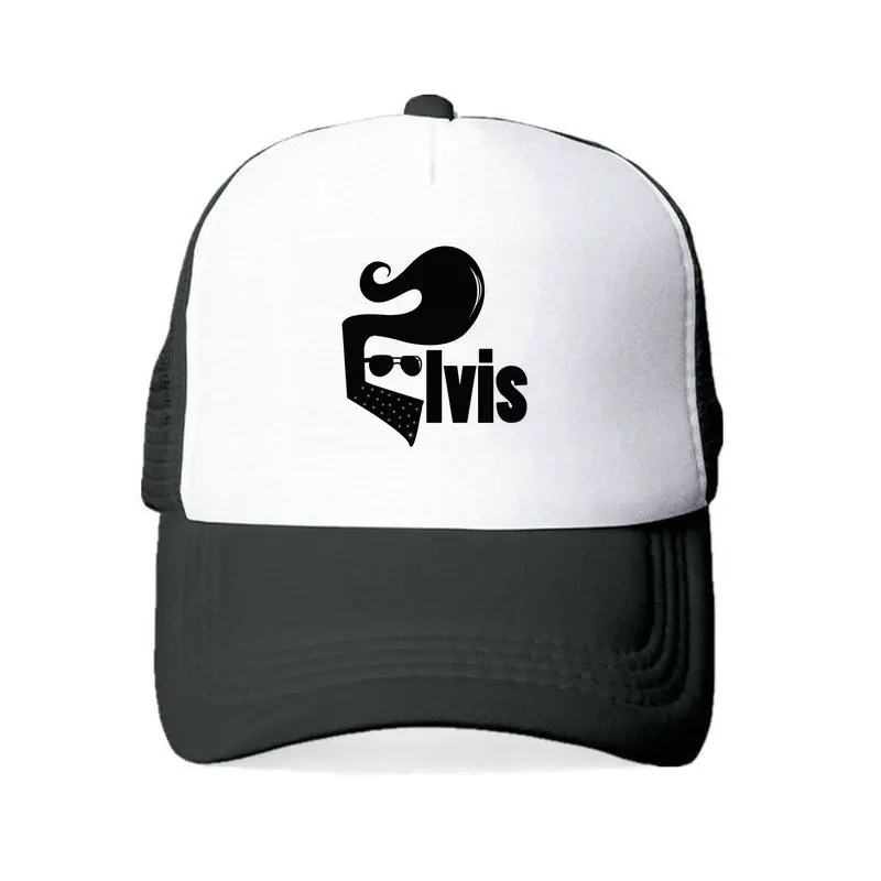 Винтаж Элвис Пресли Кепки Elivis рок н ролл Trucker Hat Грейсленд Snapback EP рисунок Танцы хип