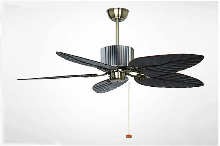 Partner 2015 Rural Style Ceiling Fans Tropical Leaves Shape Abs