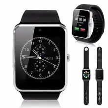Smart armbanduhr gt08 uhr sync notifier unterstützung sim bluetooth konnektivität für iphone android smartphone gesundheit smartwatches
