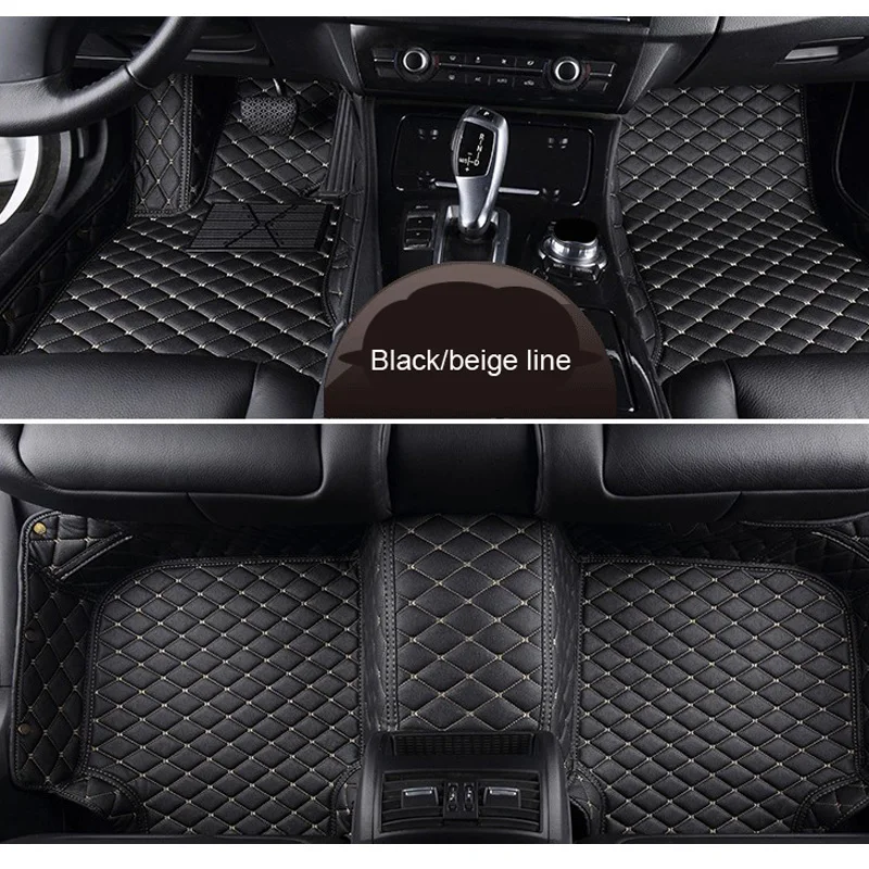 Carnong car mat floor Leather for mitsubishi lancer sedan car 2006 2016