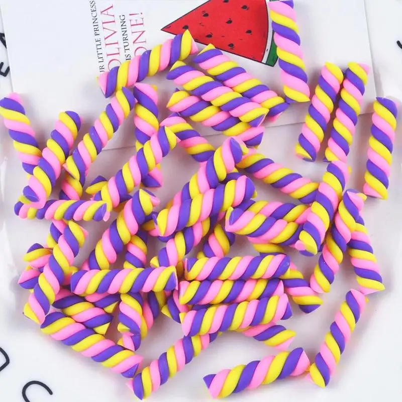 10 шт./лот ватные конфеты Diy Lizun Slime амулеты принадлежности аксессуары для слизи наполнитель Миниатюрный смолы дети полимерный Пластилин подарок