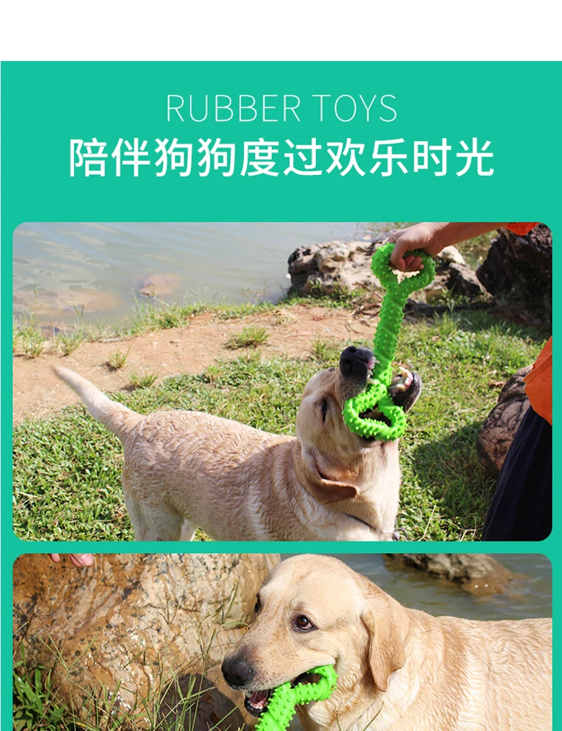 Big Pet Toys Bite-Resistant Interactive Molar Bar Training Dog Toys Bite Bar Golden Mulla Brado Pet Supplies