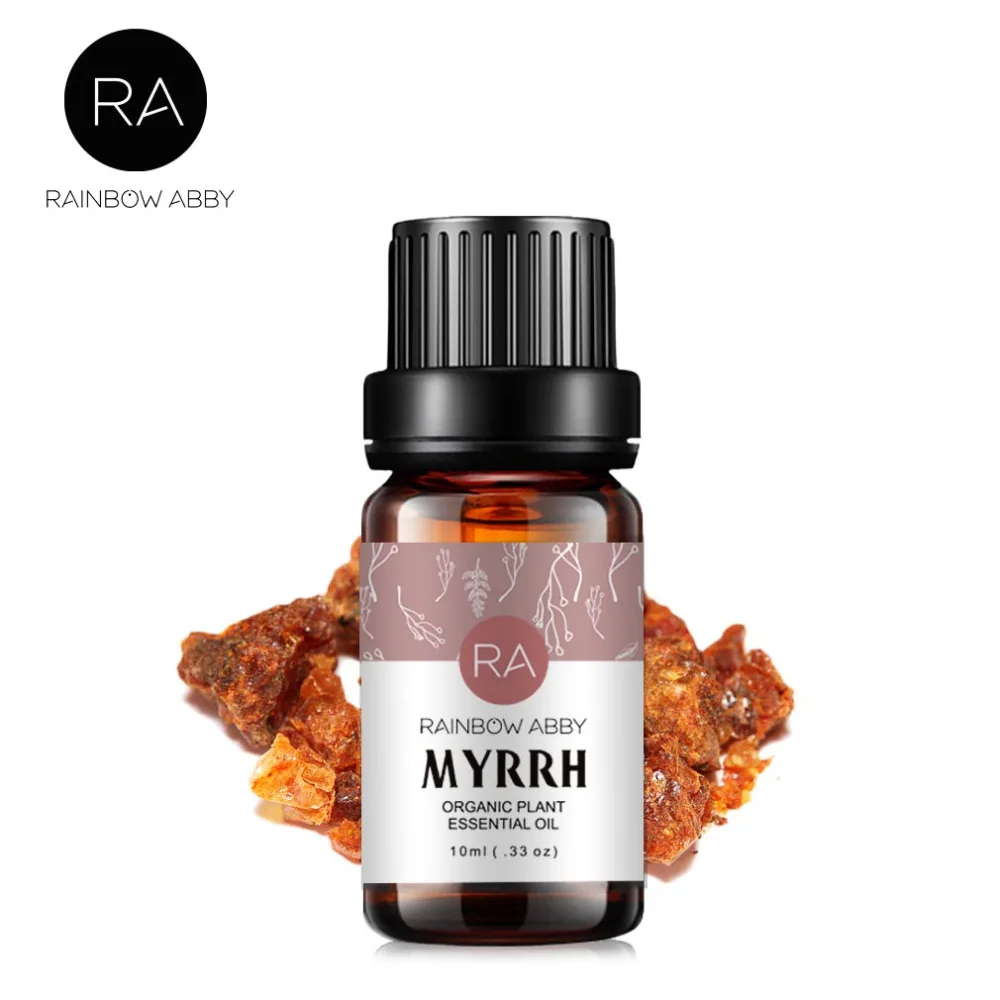 10 мл ароматерапевтическое массажное масло естественная жирность уход за кожей эфирное масло Myrrh бактерицидное подавление раздражения кожи
