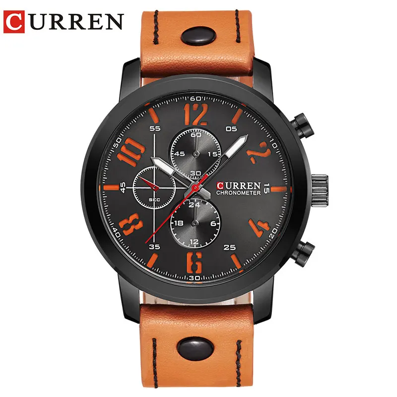 

CURREN Luxury Casual Men Watches Analog Military Sports Watch Quartz Male Wristwatches Relogio Masculino Montre Homme 8192