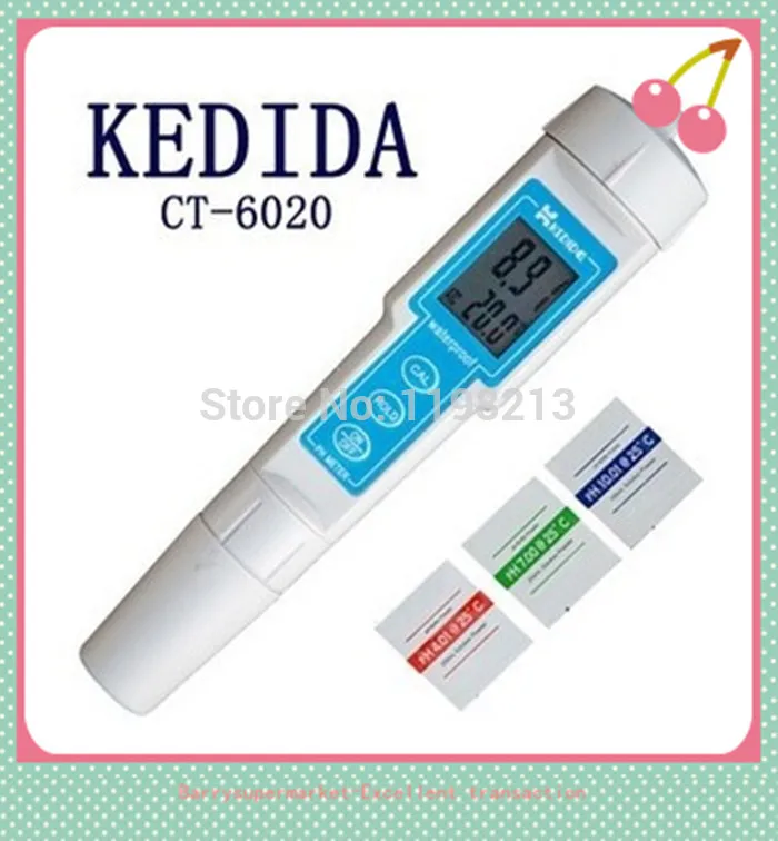 

CT-6020 Digital PH Tester Meter protable PH Pen Monitor Pocket Waterproof PH Detector Accuracy:-/+0.02pH range:0 to 14.00 pH
