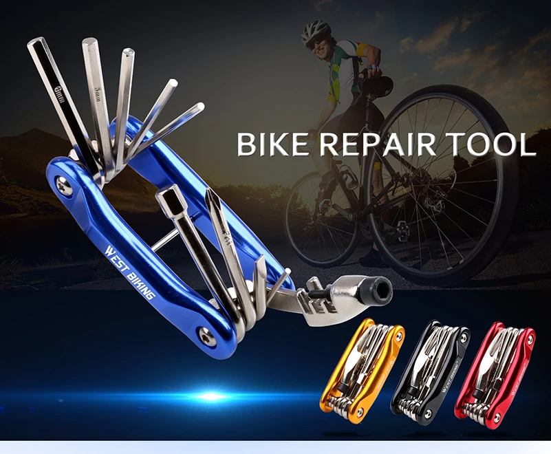 Multifunction 10in1 Bicycle Repair Tool Kit