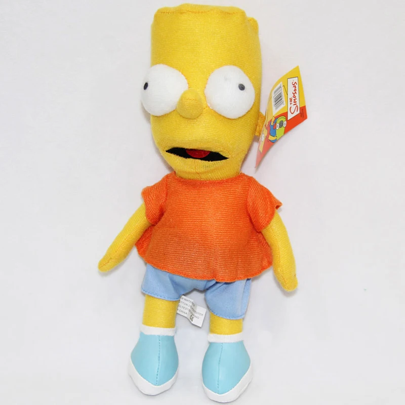 Мультфильм Симпсоны плюшевые мягкие игрушки семья Симпсоны Мягкая кукла милый кавайный подарок для ребенка вентилятор фильм аниме фигурка