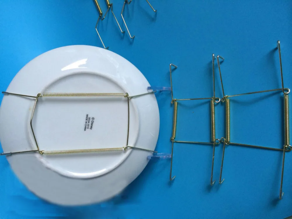 5PCS/lot Square type special decorative plate hook metal spring hanger