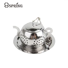 Милый мини-фильтр для заварки чая из нержавеющей стали, фильтр для многоразового использования, чайный горшок в форме шарика, чайный пакетик, аксессуары для чайника