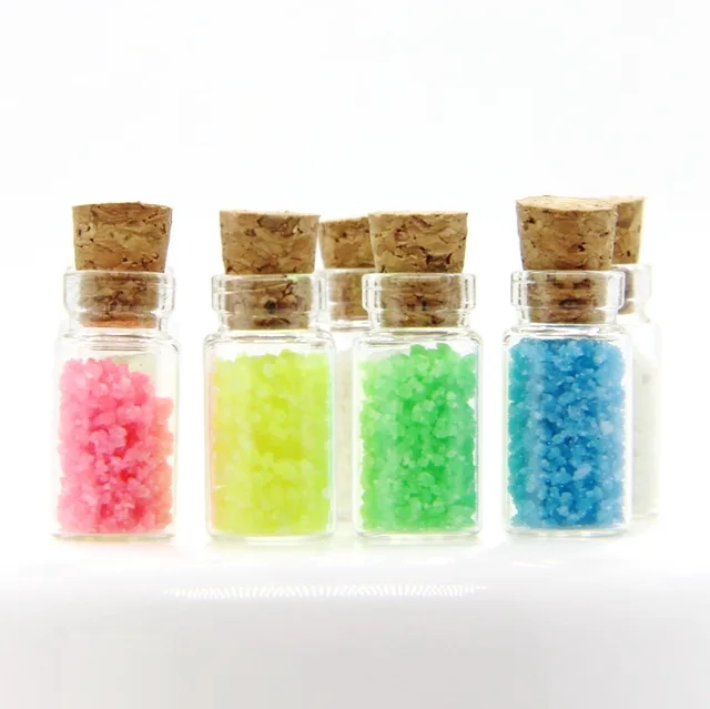 1 Bottle 12x24mm Lasting Glow In The Dark Powder Modeling UV Resin Epoxy Mold Luminous DIY Jewelry Filling For DIY Jewelry