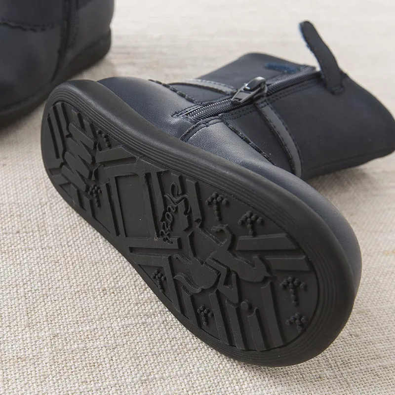 Dave Bella/осенне-зимние ботинки для маленьких мальчиков и девочек; модная обувь; Брендовая обувь; DB6009