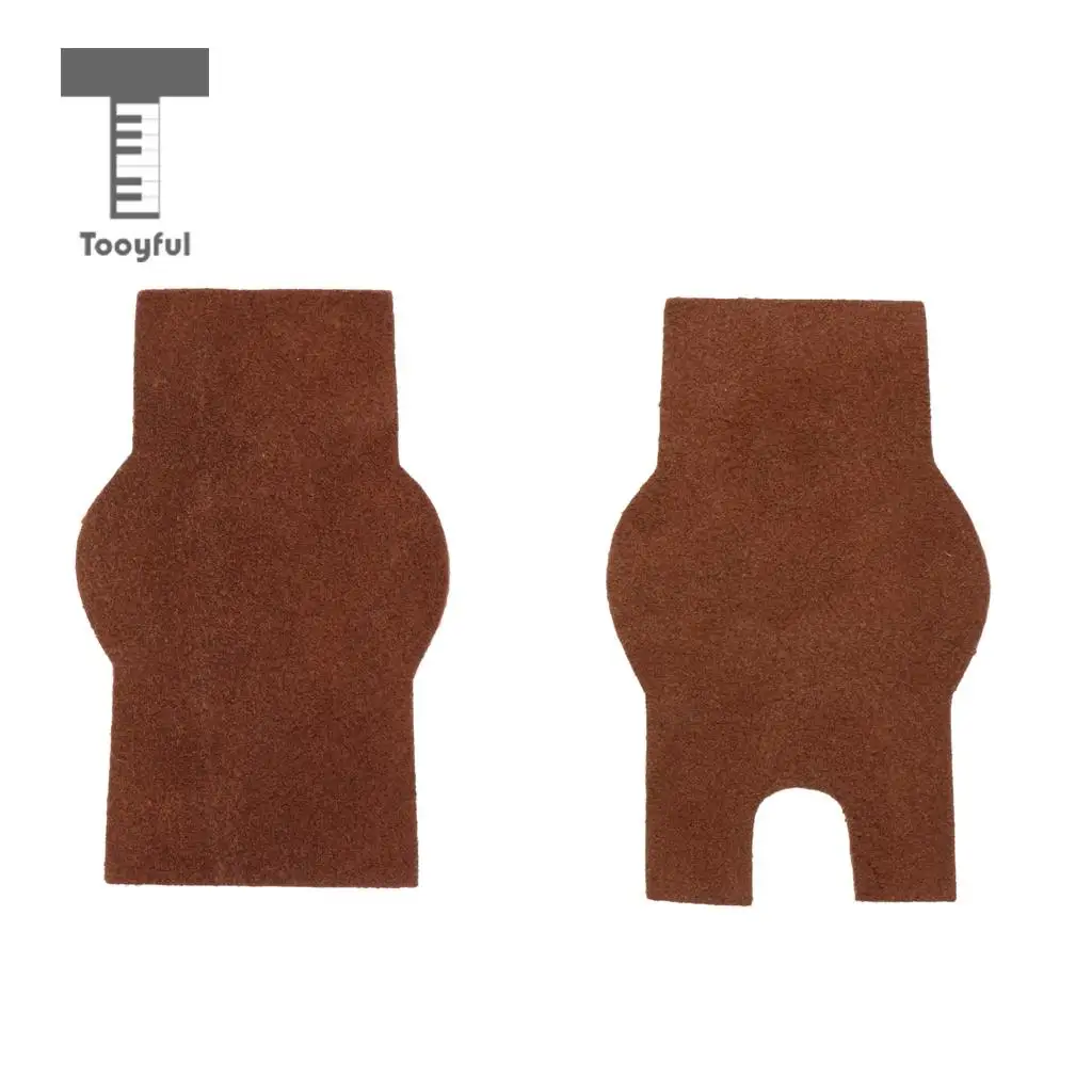 Tooyful Durable DIY Adhesive Cattlehide Erhu Anti-skid Pad Erhu Cushion Stage Accessory