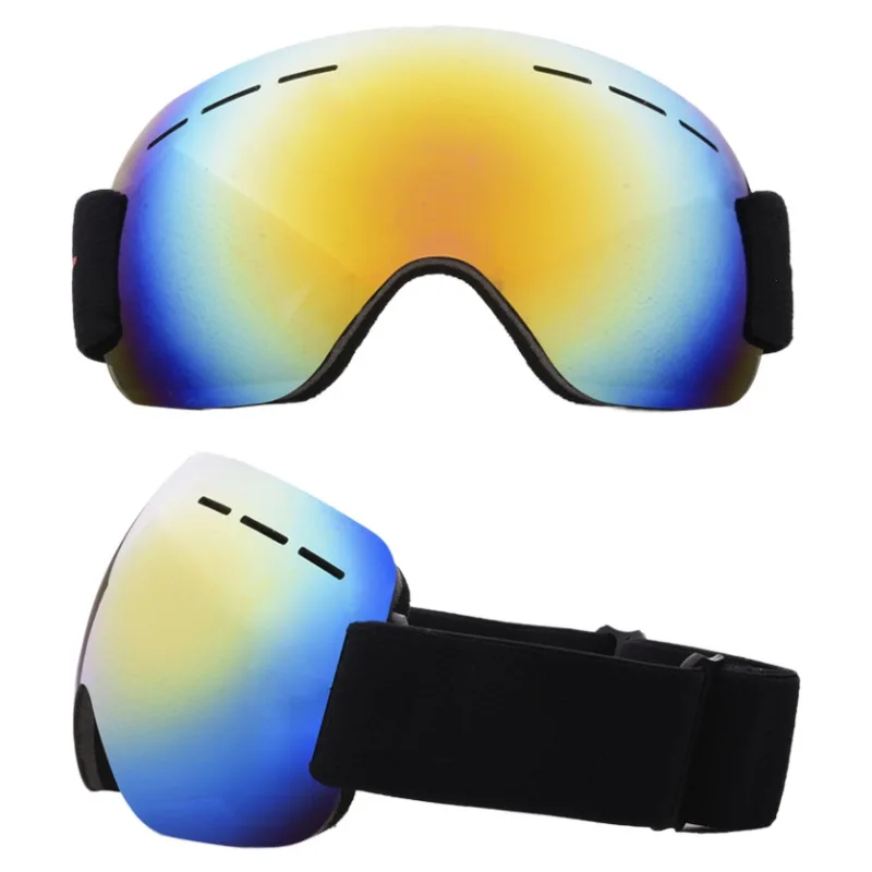 Gafas de esquí de invierno a prueba de viento gafas de esquí con banda elástica ajustable para deportes al aire libre gafas de esquí
