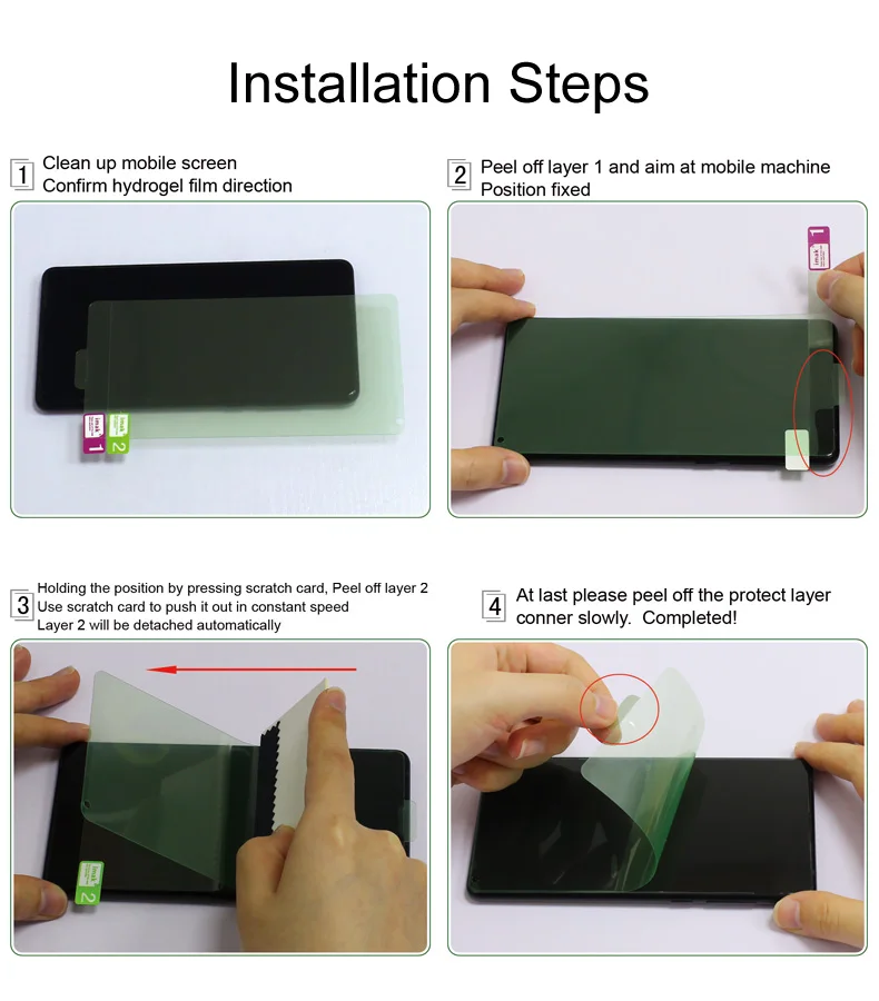 2 предмета в комплекте, полный охват для Xiaomi Pocophone F1 Экран защитная пленка Imak гидрогель пленка наклейка на мобильный телефон защитный мягкий чехол