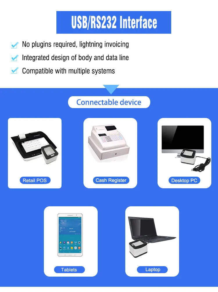 Datalogic Honeywell 2D матрица qr-код платформа сканер штрих-кодов HS-2001B