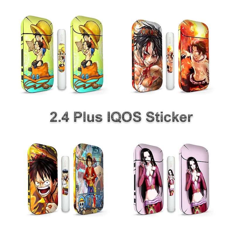 

One Piece Cartoon Print Sticker for IQOS 2.4 Plus for IQOS Skin Drop Shipping