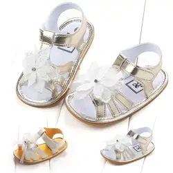 Мода 1 пара Новое поступление бренд Обувь для малышей популярные Летние вьетнамки обувь, детская обувь детская кроватка