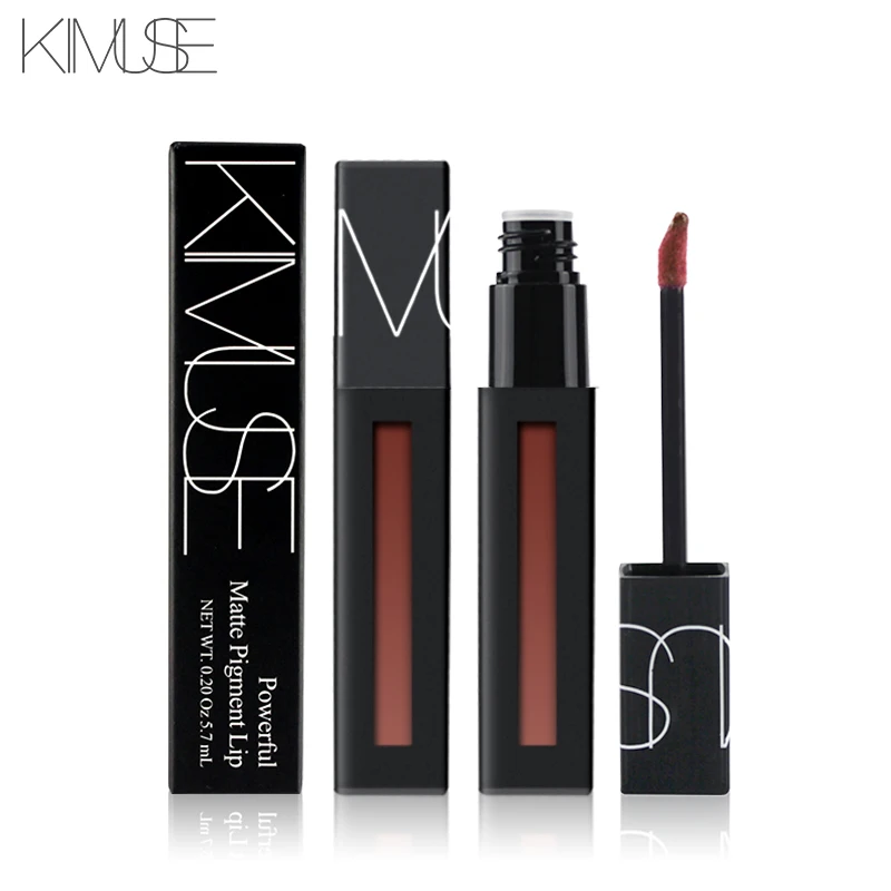 Kimuse Powermatte пигмент для губ только то, что мне нужна Помада Макияж Водонепроницаемая матовая Жидкость Помада