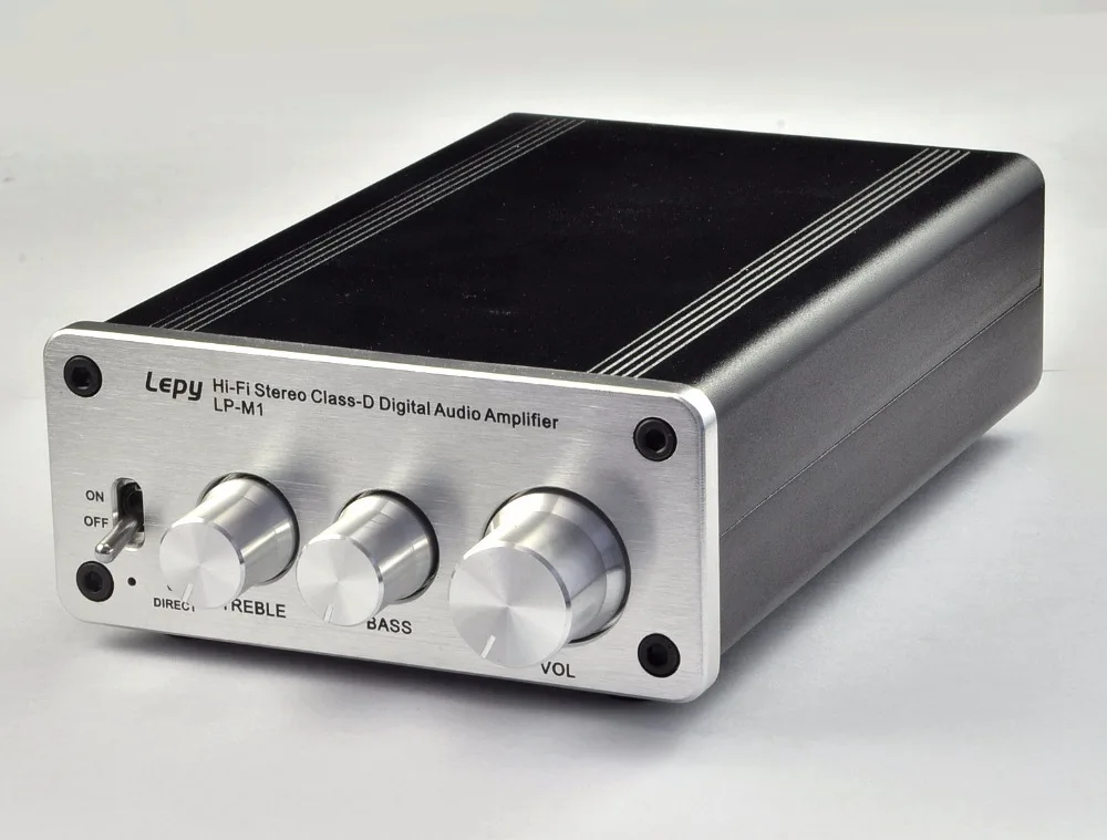 Высококачественный усилитель Lepy LP-M1 класса D 2x50 Вт Мощный цифровой HIFI усилитель TDA7492+ LM1036N чип сигнал прямой функции