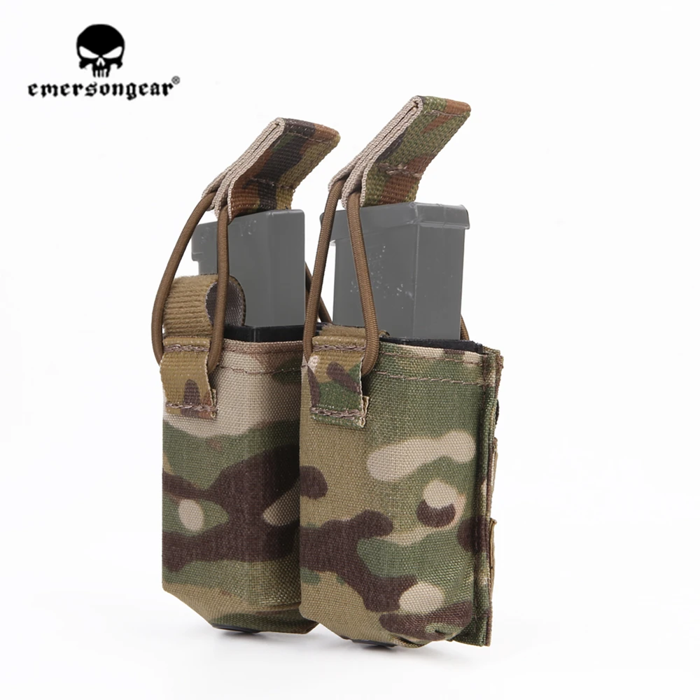 emersongear Emerson Double Mag Pouch FOR SS Vest 556 762 Magazine Plate Pouch Airsoft Hunting Mag Holder Pouch Multicam