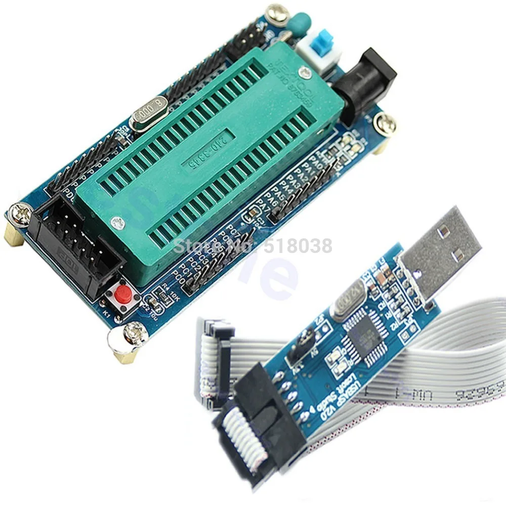 Купить C18 новейшие 1 компл. Atmel для atmega16 atmega32 avr минимальные системные платы + usb usbasp isp программа бесплатная доставка в интернет-магазине с бесплатной доставкой из Китая, низкие цены | Nazya.com