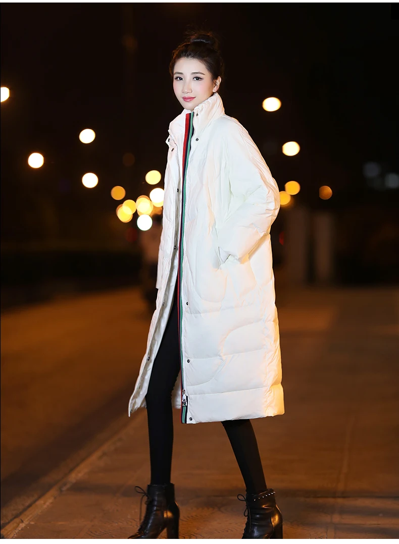2019 Winter New Down Jacket Medium And long Section Large Size Women's Winter Jackets  Casual Fashion Coat Female (6)