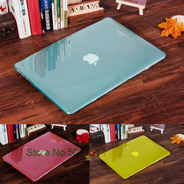 Crystal Transparent Crystal laptop Case Cover For Macbook air 11 12 13
