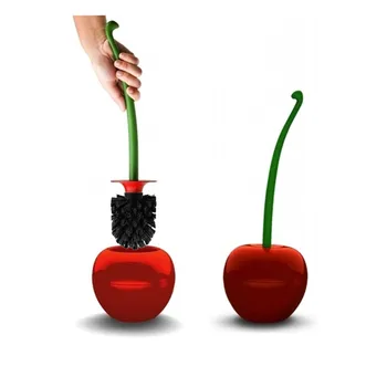 

Creative Lovely Cherry Shape Lavatory Brush Toilet Brush & Holder Set Toilet brush head(Optional)