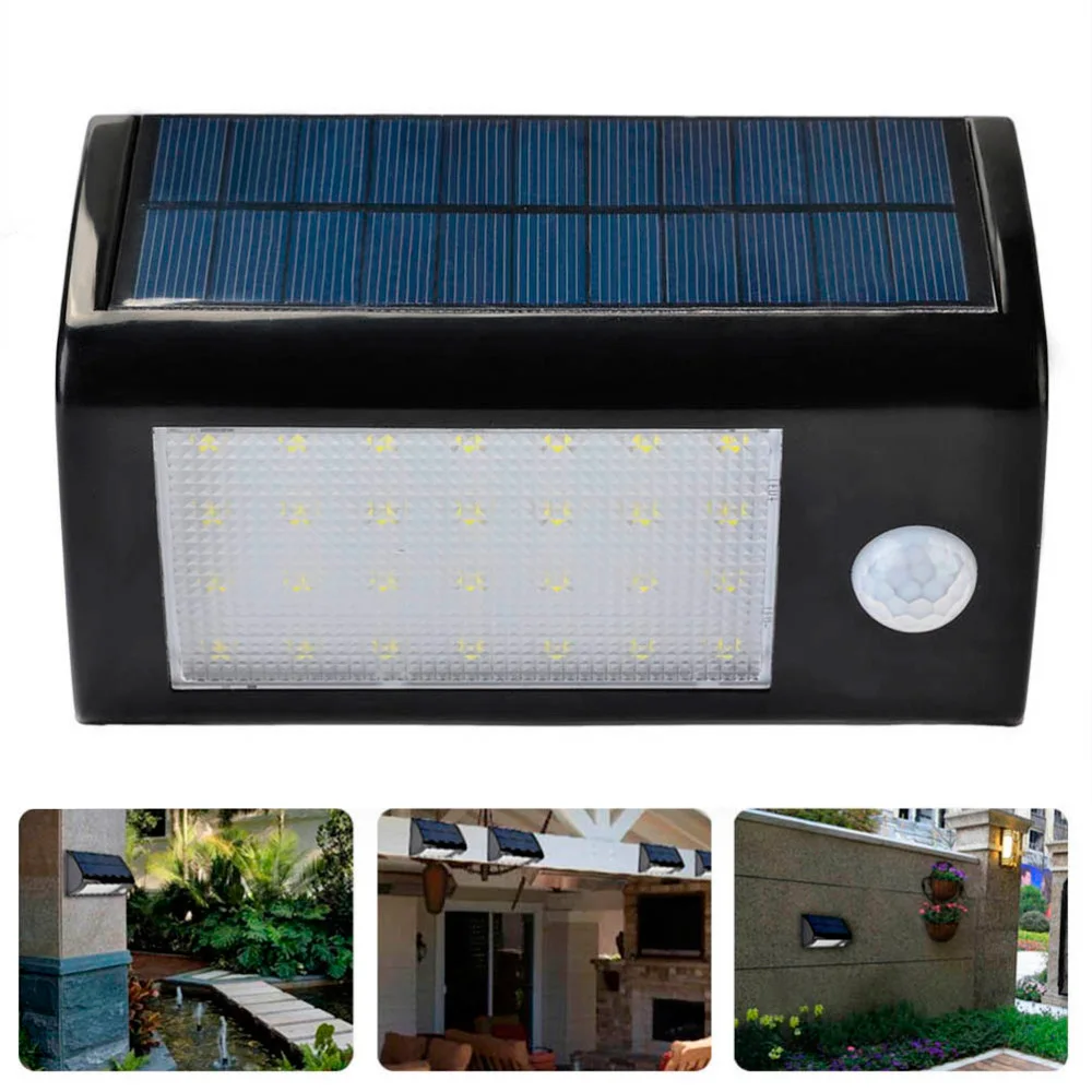 

Hot Sale Waterproof 28 LEDs Solar Light Outdoor with Motion Sensor Solar Light 500 Lumens For Garden Security