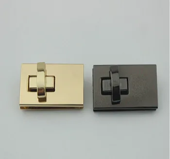 

Luggage hardware accessories square lock twist lock handbags hardware accessories locks 50pcs Via DHL